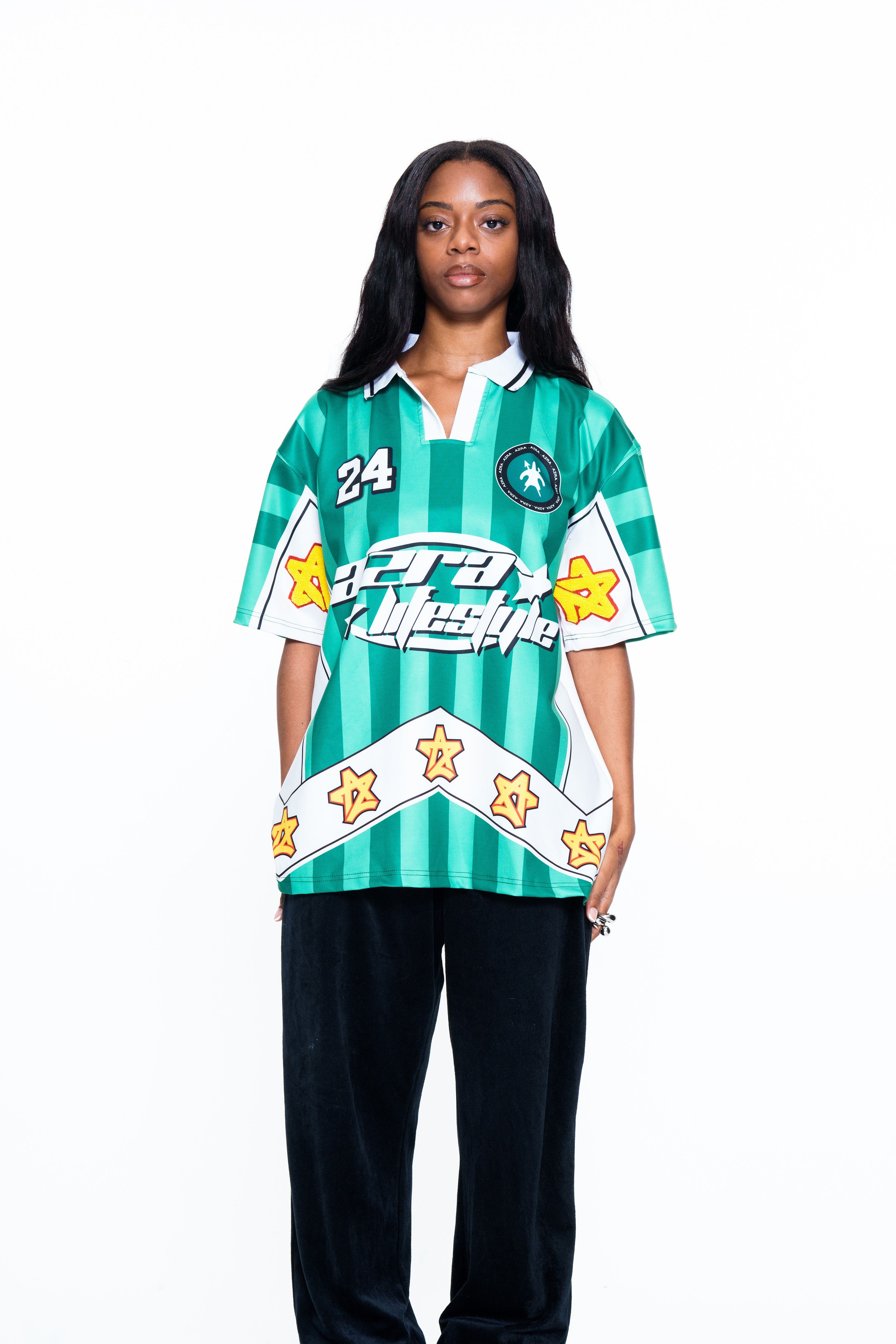 AZRA Chenille Patchwork Jersey