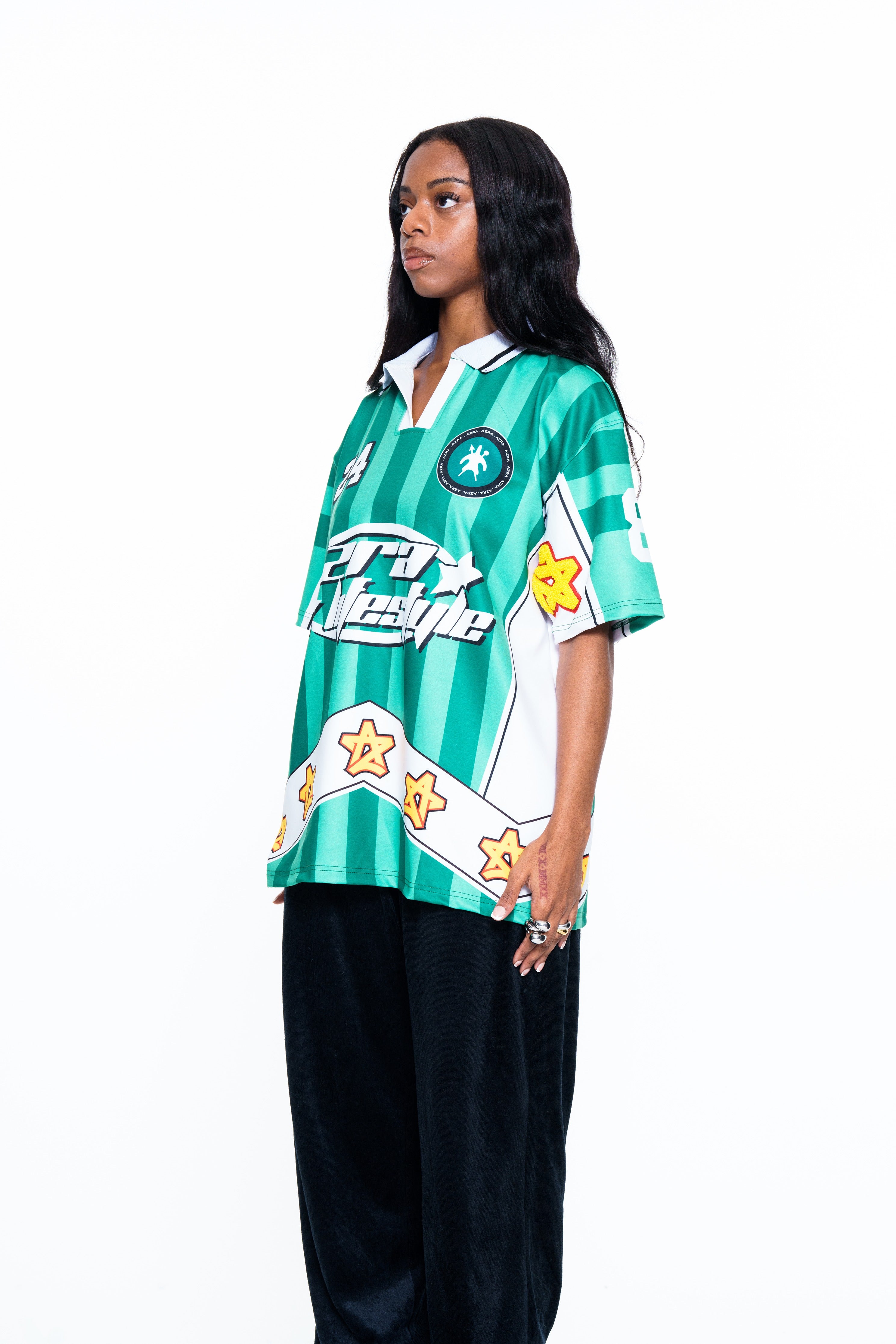 AZRA Chenille Patchwork Jersey