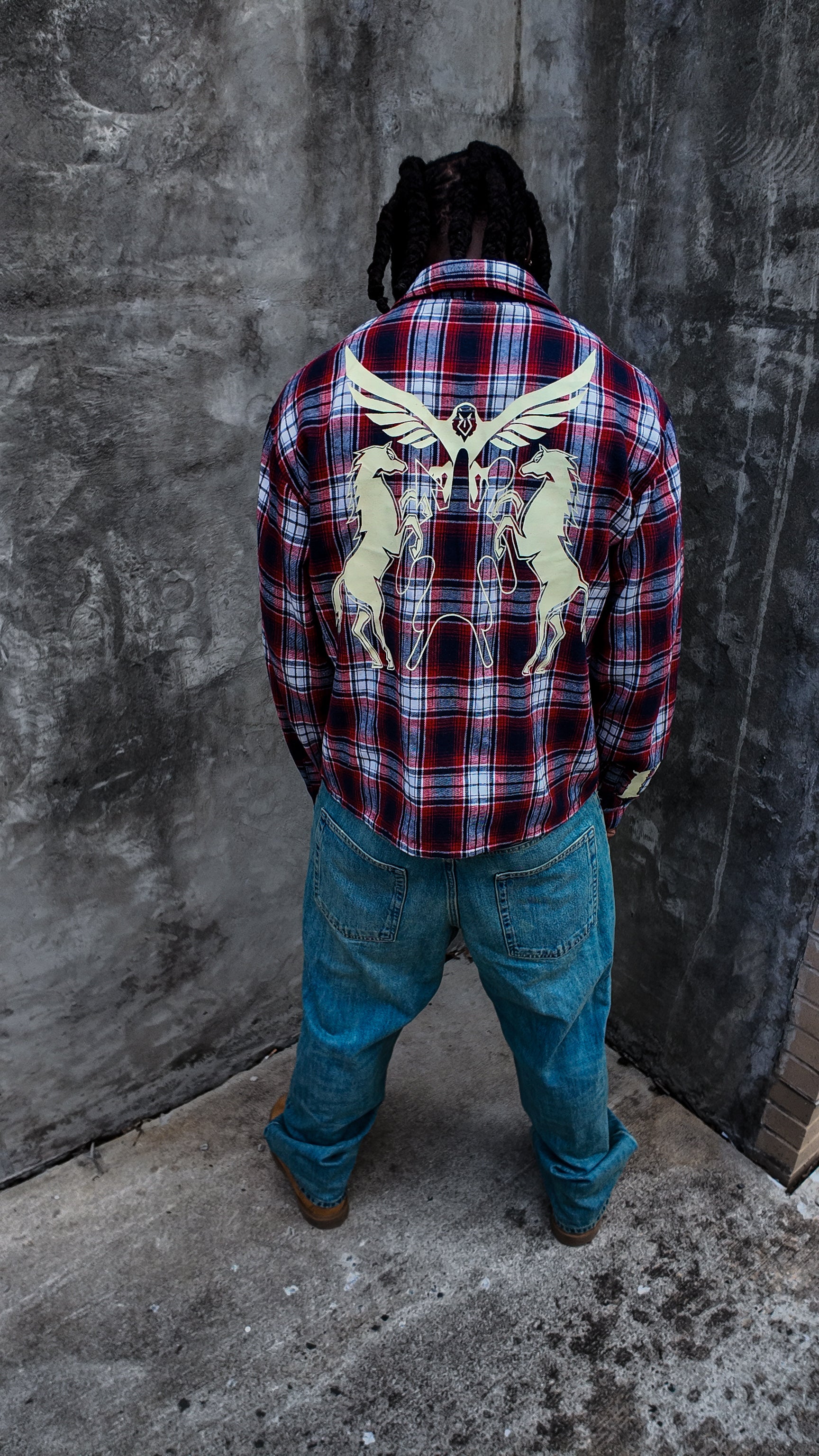 Classic Retro Red Flannel