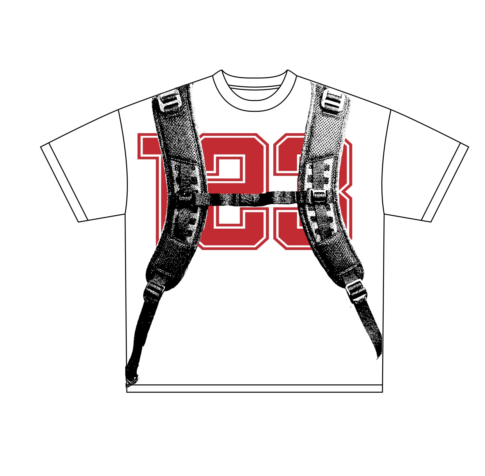 UNIVERSEITY OF AZRA TEE [WHITE]